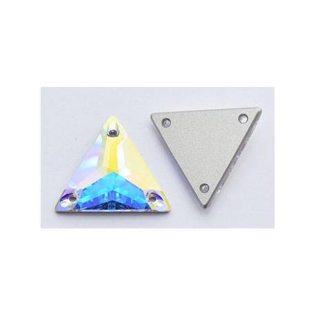 PIETRE SKATEPASSION - PIETRA TRIANGOLARE 16mm DA CUCIRE CRYSTAL AB
