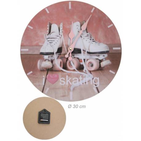 Orologio Da Muro Pattinaggio A Rotelle