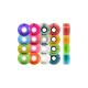 SEBA - SET RUOTE LUMINOSE Ø62 PER ASFALTO