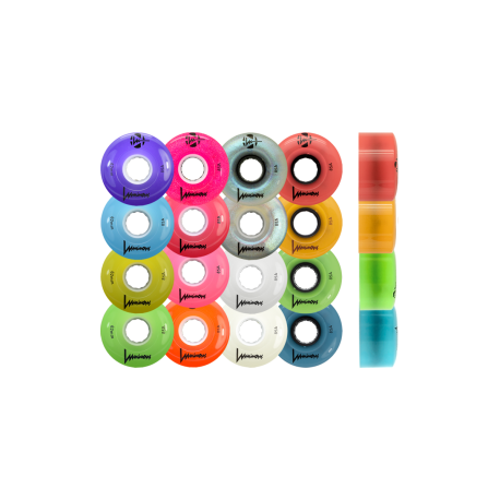 SEBA - SET RUOTE LUMINOSE Ø62 PER ASFALTO