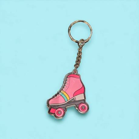 Portachiavi in resina Pattino Rotelle