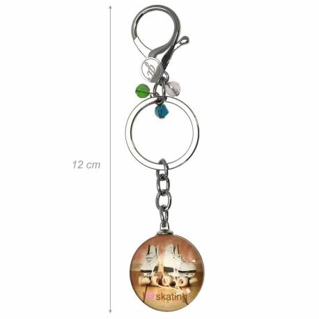 PORTACHIAVI PENDENTE IN RESINA PER ROTELLE