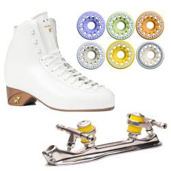 RISPORT ANTARES + ROLLERSKATES SENIOR + RUOTE KOMPLEX AZZURRA