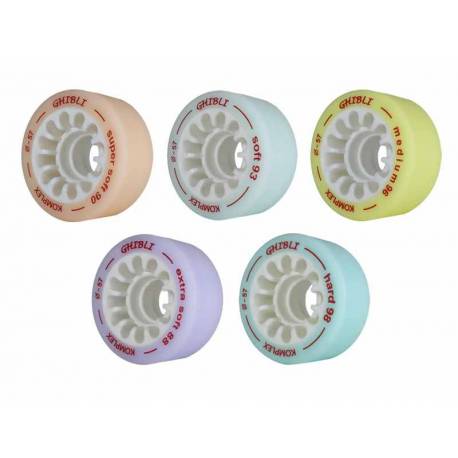 KOMPLEX GHIBLI Ø57 - SET RUOTE SUPER PROFESSIONAL PATTINAGGIO ARTISTICO