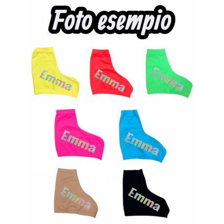 COPRI PATTINI CON HOLOSHINE CON NOME PERSONALIZZATO
